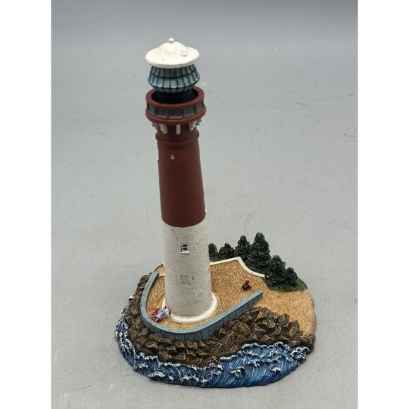Collectible Lighthouse Figurine 6.5" Tall Hand-Painted Coastal Décor grass READ - Picture 5 of 8
